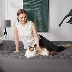 Bedsure noiseless breathable protector maintains airflow for cooler nights.