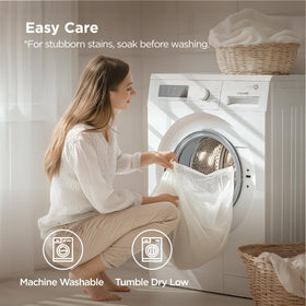 Bedsure OEKO-TEX certified pillowcase ensures quality and easy maintenance