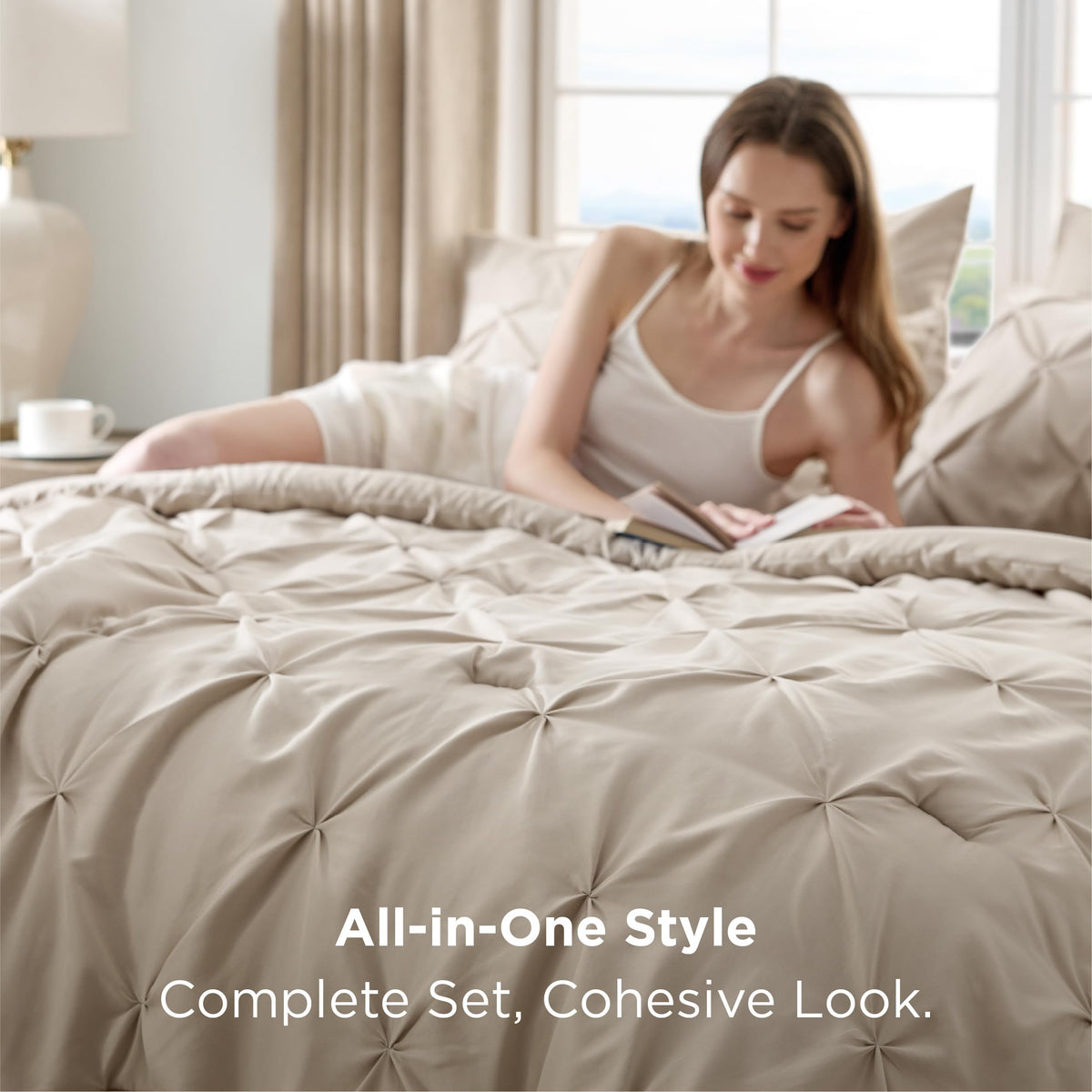 Bedsure fabric is OEKO-TEX certified for safe, cozy lounging bedding
