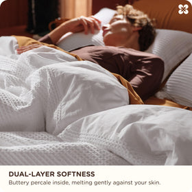 Bedsure oeko-tex certified cotton duvet cover king emphasizing safety and skin-friendly material