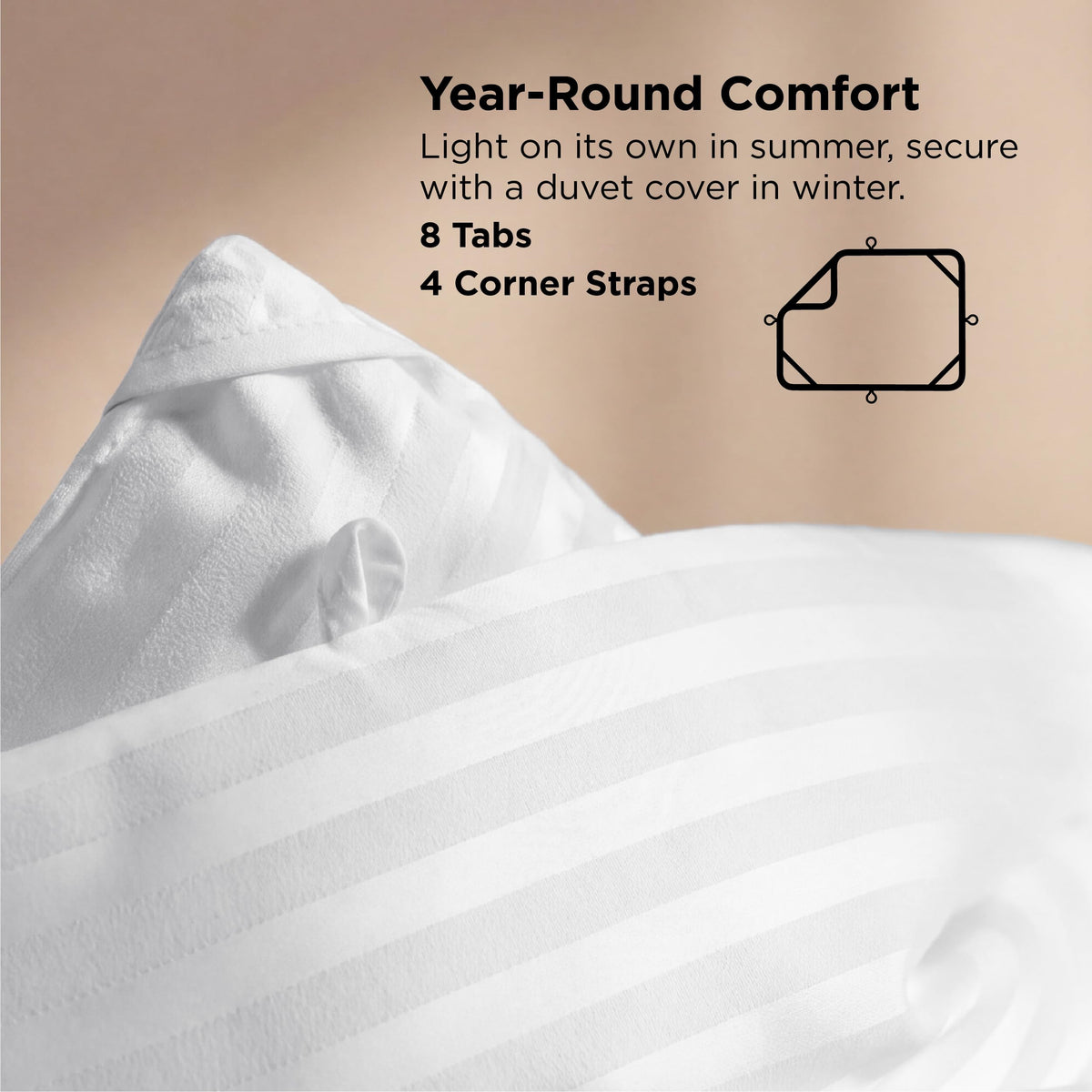 Bedsure OEKO-TEX-certified duvet insert shows commitment to safe textiles and quality.