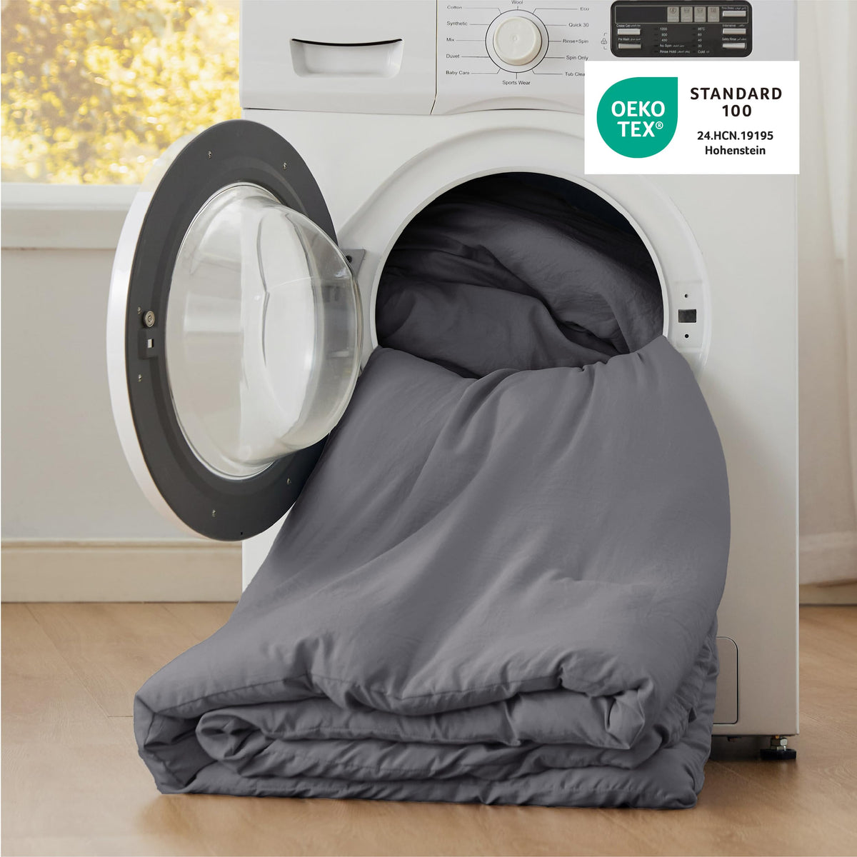 Bedsure OEKO-TEX certification confirms safe, chemical-free comfort for everyday use.