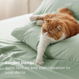 Bedsure OEKO-TEX certified king sheets ensure skin-friendly bedtime materials.
