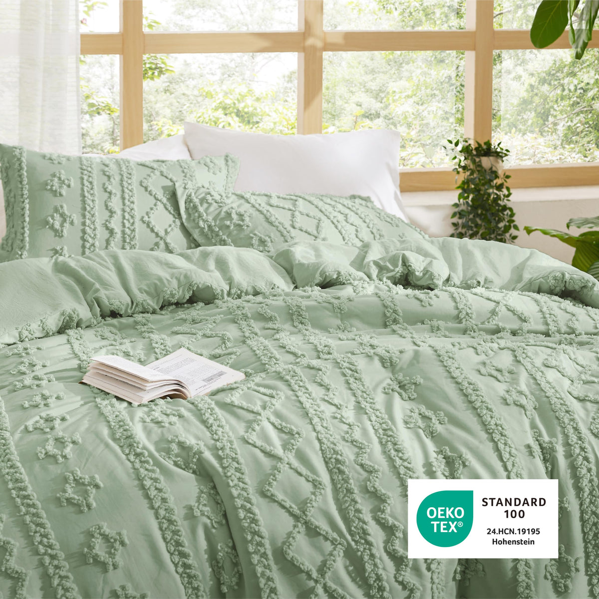 Bedsure OEKO-TEX Standard 100 certified label for durability