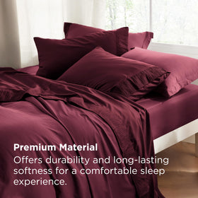 Bedsure queen sheets OEKO-TEX certified for skin-friendly comfort.