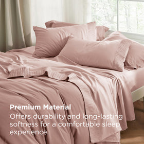 Bedsure OEKO-TEX label indicates skin-friendly bedding quality
