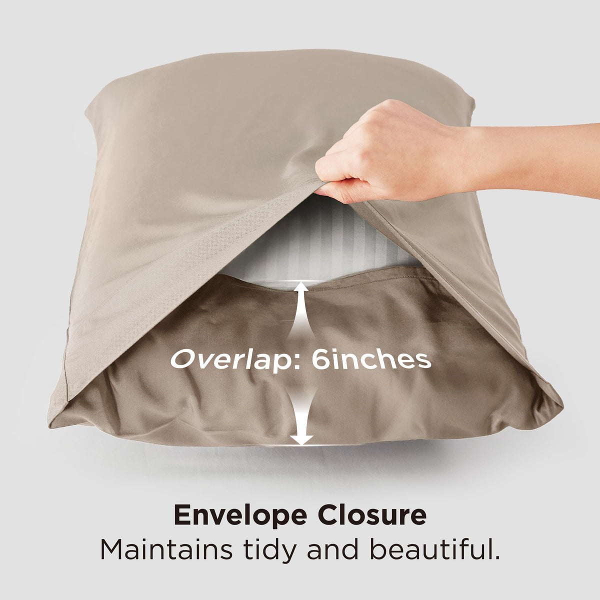 Bedsure oeko-tex certified pillowcase offers safe materials and easy care.
