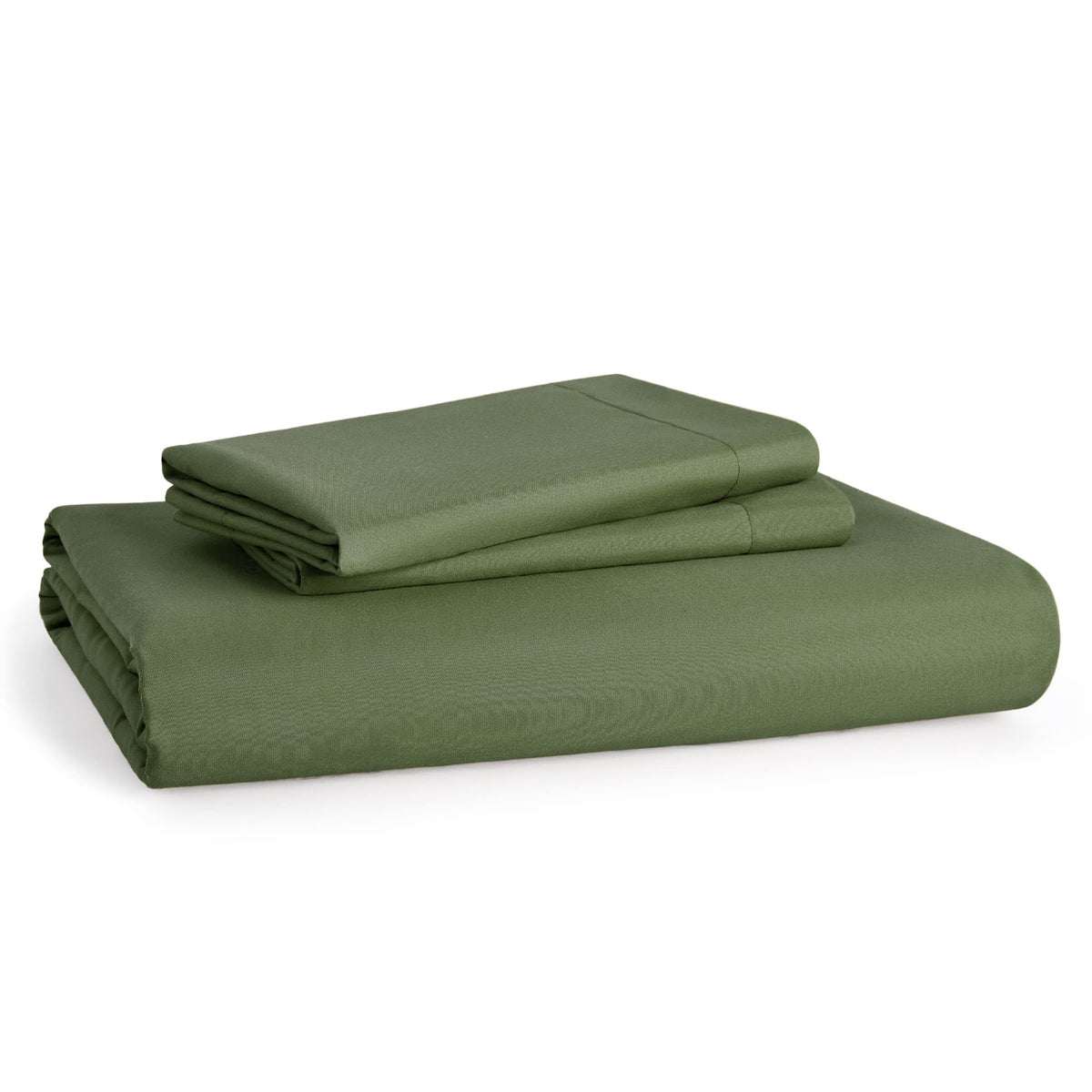 Bedsure olive green duvet cover queen packaging highlights gift-ready presentation