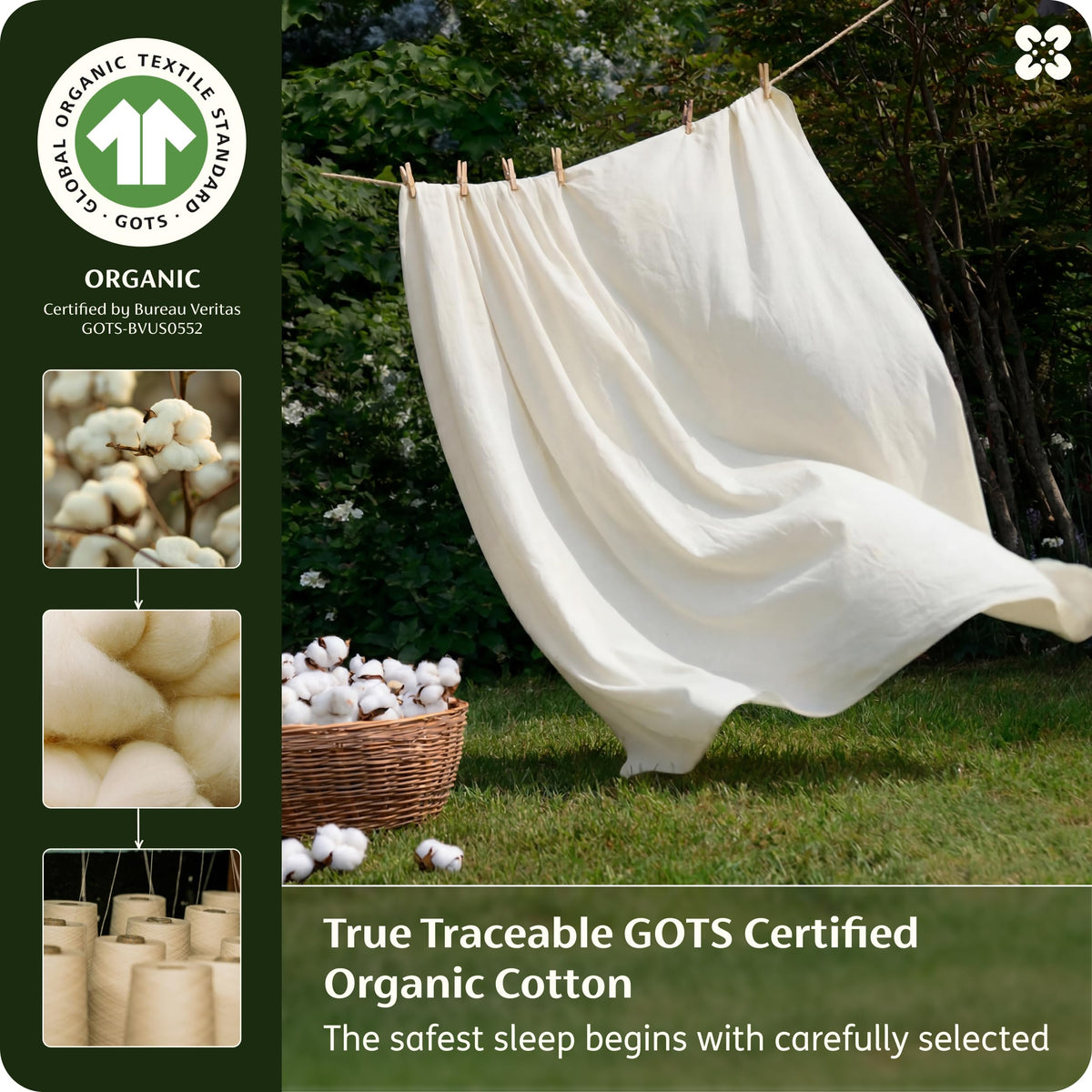 Bedsure king flat sheet showing generous size and hotel-grade comfort.