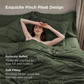 Bedsure oversized king bedding 7-piece set for a simple room refresh.