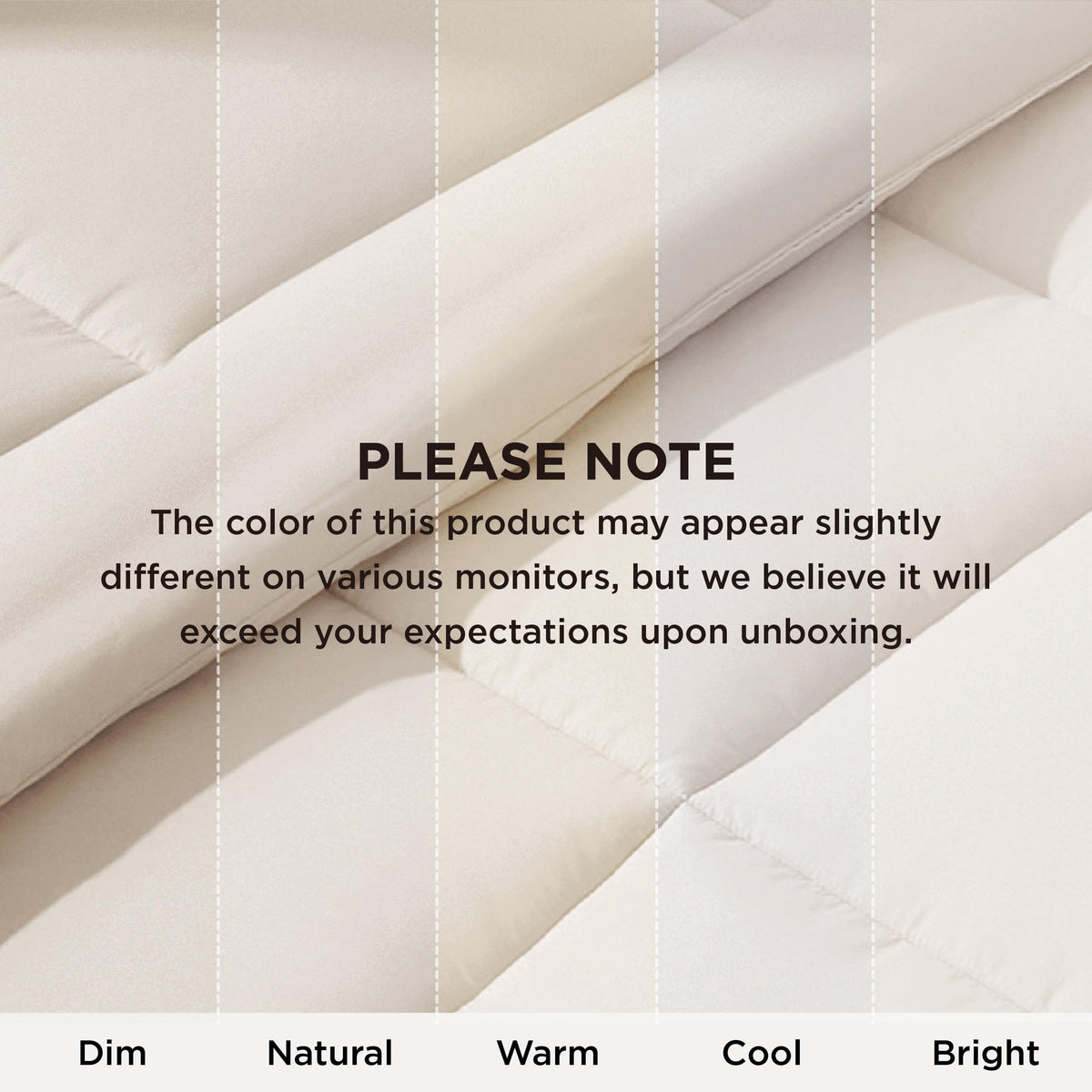 Bedsure oversized-king comforter display provides generous coverage for large beds.