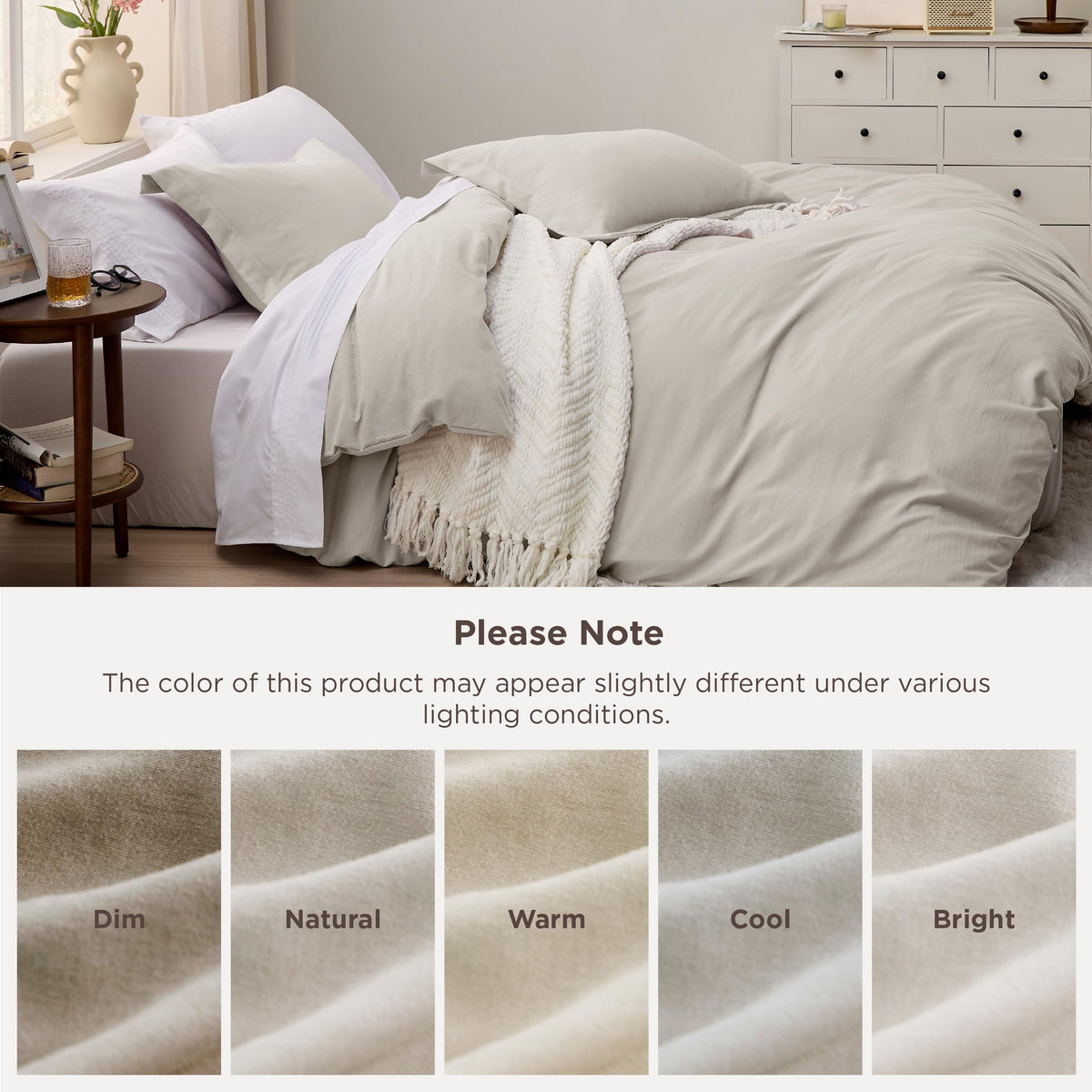Bedsure color options offer versatile styling to match your bedding