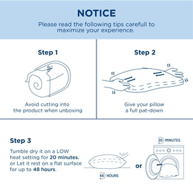 Bedsure packaging image showing premium two-pillow set.