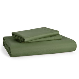 Bedsure packaging image for olive green duvet cover set