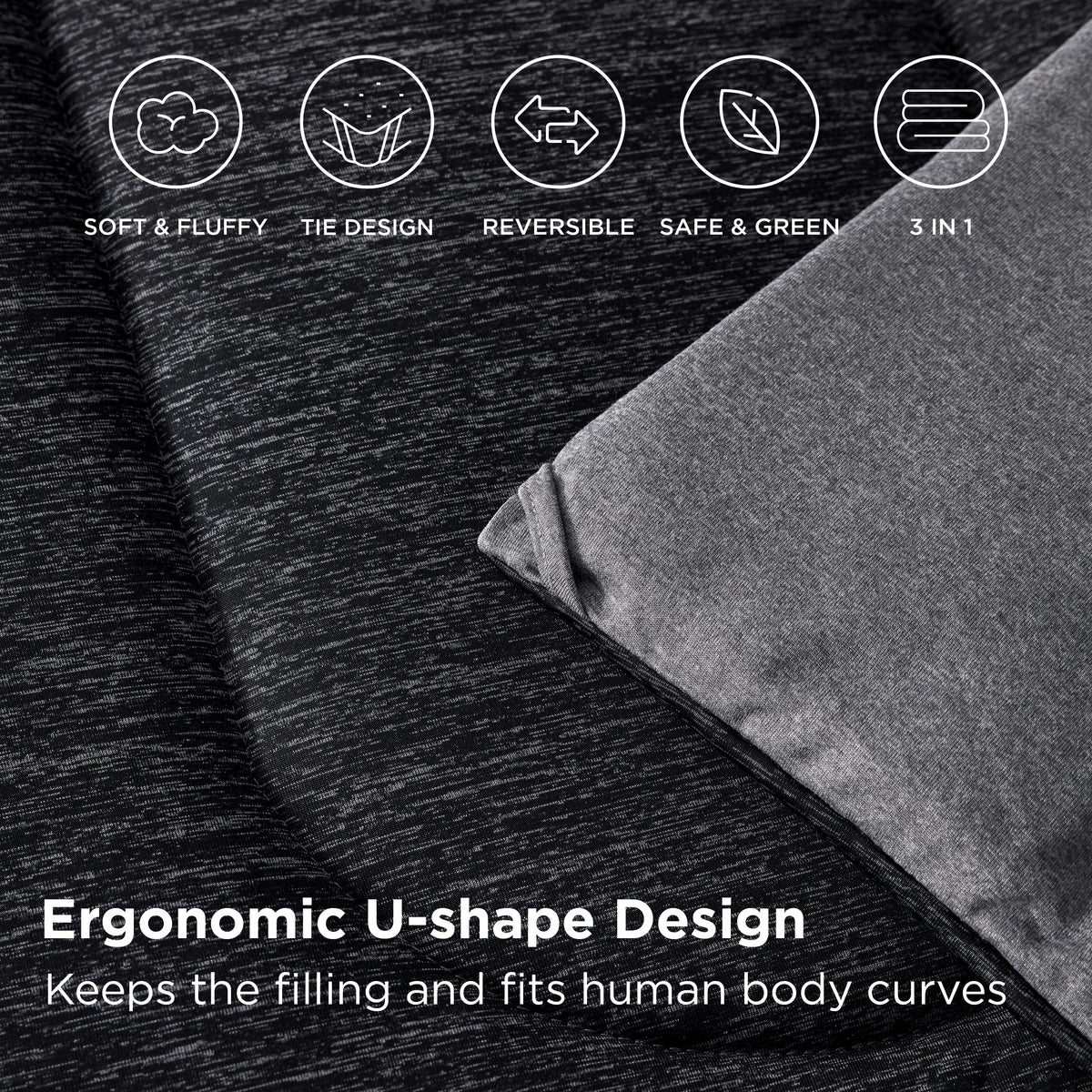 Bedsure pillow cases 20x26 offer soft touch and easy fit.