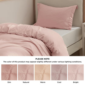 Bedsure blush pink pillow sham 20x26 coordinating with duvet cover