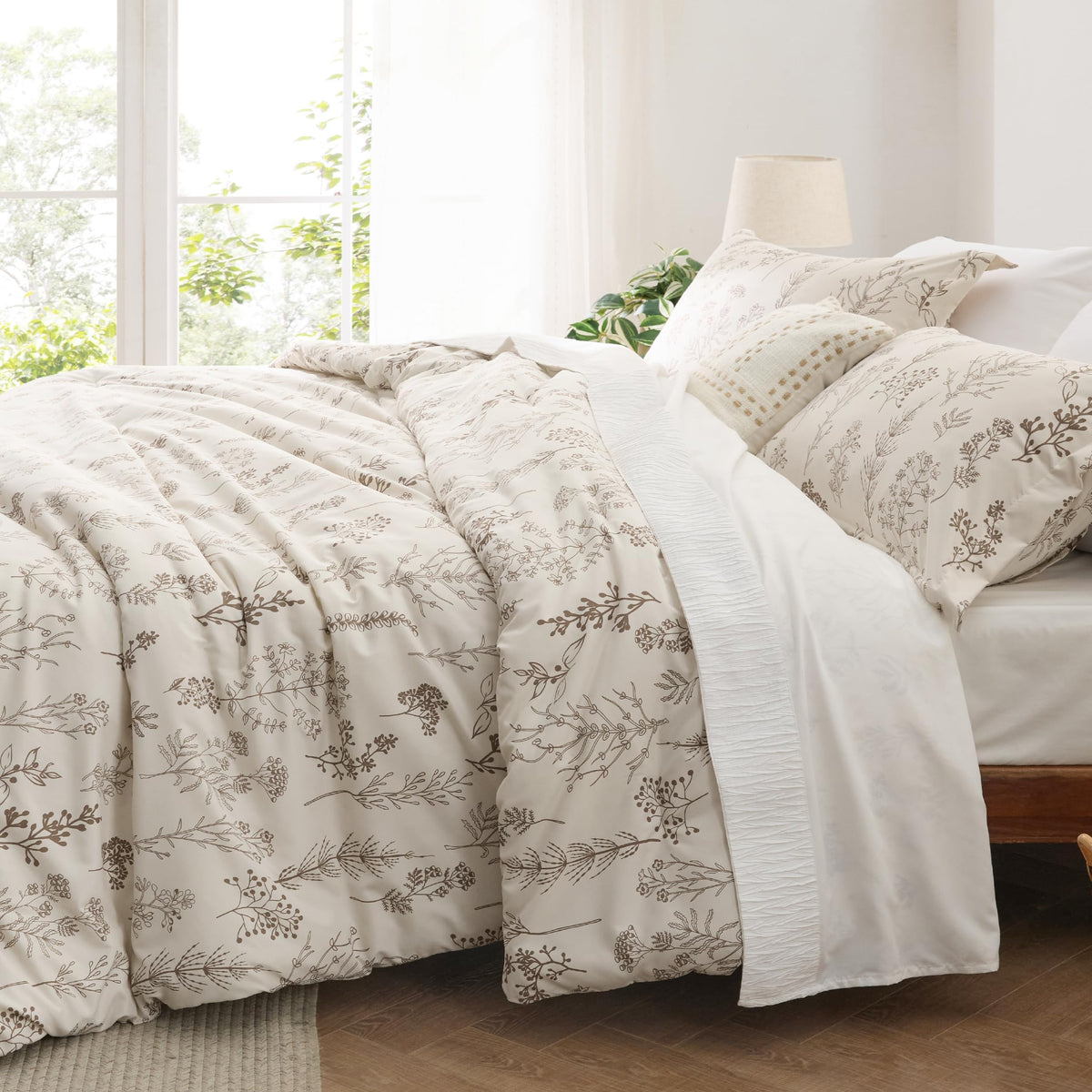 Bedsure pillow shams 20x26; complete the set with matching elegance.