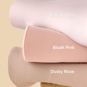Bedsure pillow shams queen 20 by 26 inches complement dusty rose set
