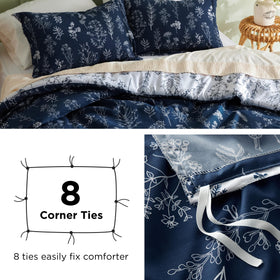 Bedsure pillow shams complete the coordinated bedding look.