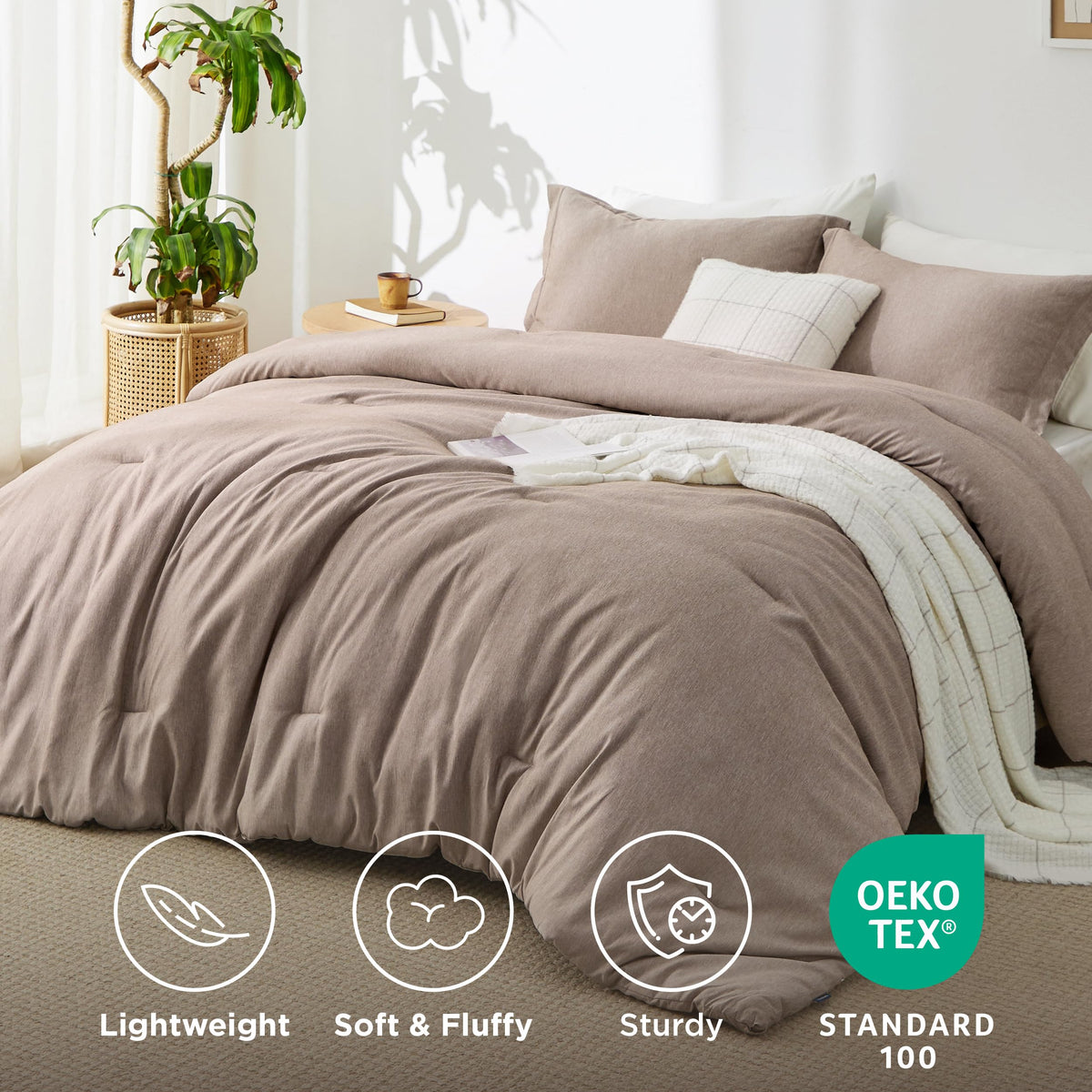 Bedsure pillow shams matching queen size for coordinated bedding