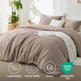 Bedsure pillow shams matching queen size for coordinated bedding