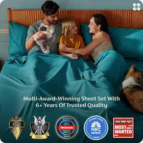 Bedsure pillowcases with envelope closure protect pillows during sleep.