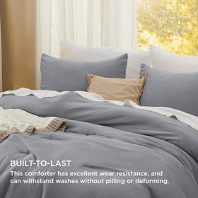 Bedsure pillowcases 20x26 in grey for smooth, restful sleep