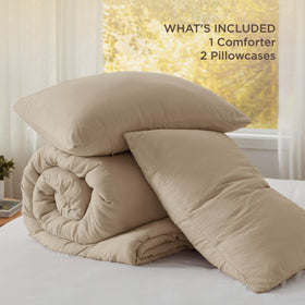 Bedsure pillowcases 20x36 on bed offer secure fit and soft touch.
