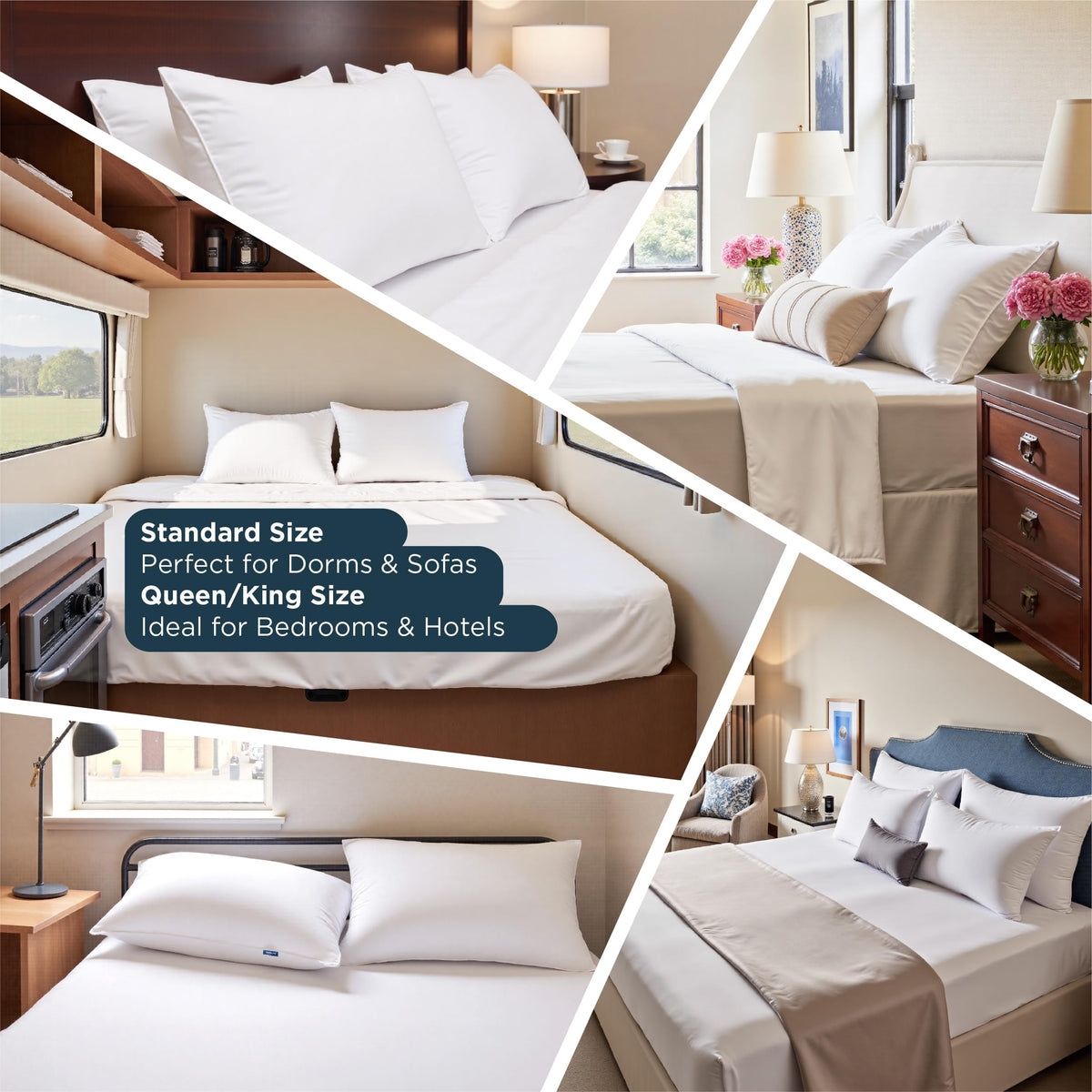 Bedsure pillows with OEKO-TEX certification ensuring a safer sleep environment.