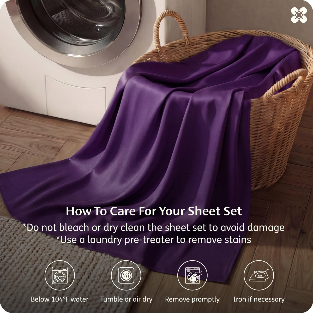 Bedsure bamboo rayon bedding sets combine softness and cooling comfort.