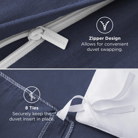 Bedsure prewashed cotton-like polyester offers a soft, breathable feel for everyday comfort.