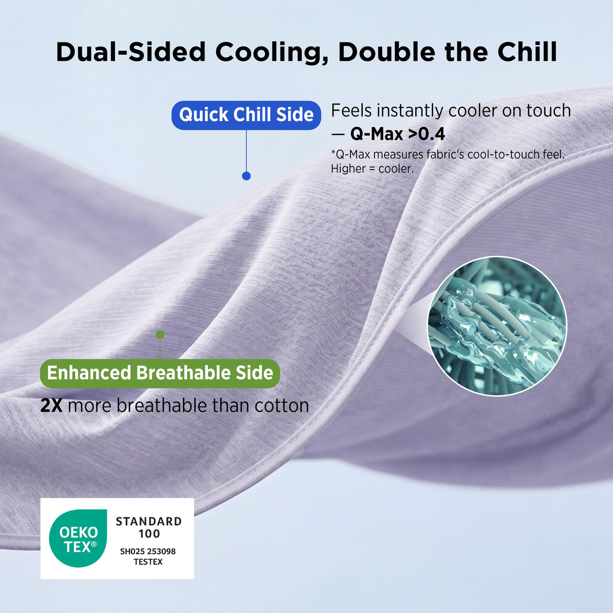 Bedsure purple cooling blanket features ultra-soft breathable fabric