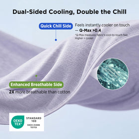 Bedsure purple cooling blanket features ultra-soft breathable fabric