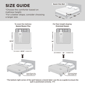 Bedsure queen comforter prewashed-fabric texture shows smooth, crinkle-free touch.