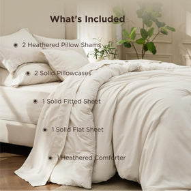 Bedsure beige flat sheet 90x102 for smooth clean top layer