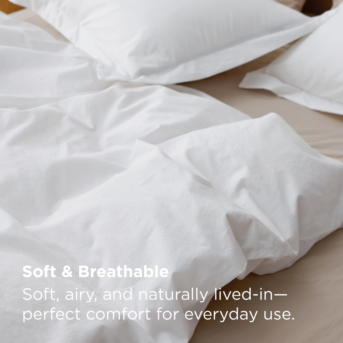 Bedsure queen duvet cover with zipper closure for easy, secure bed making