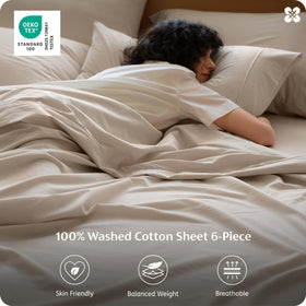 Bedsure queen pillowcases 20x30 with neat envelope closure for easy bed styling.