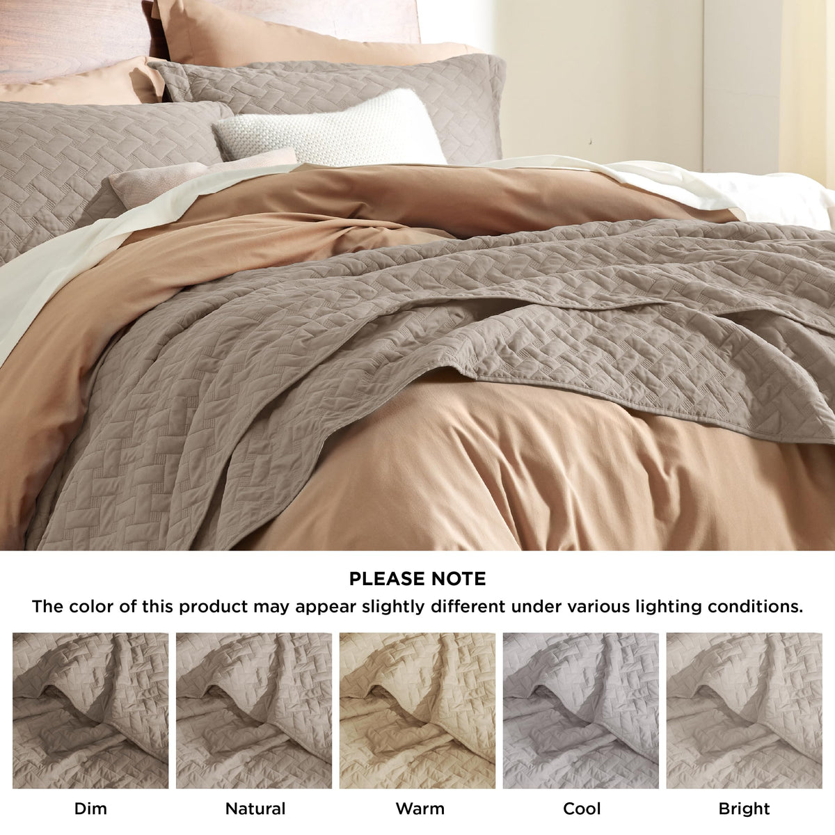 Bedsure queen set includes two shams for complete coordinated look