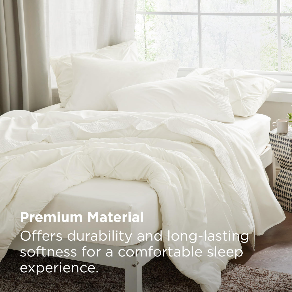 Bedsure bedding features durable color retention and easy-care performance