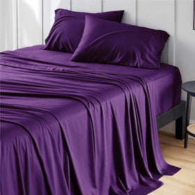Bedsure queen flat sheet 90x102 offers cool, breathable comfort for hot nights.