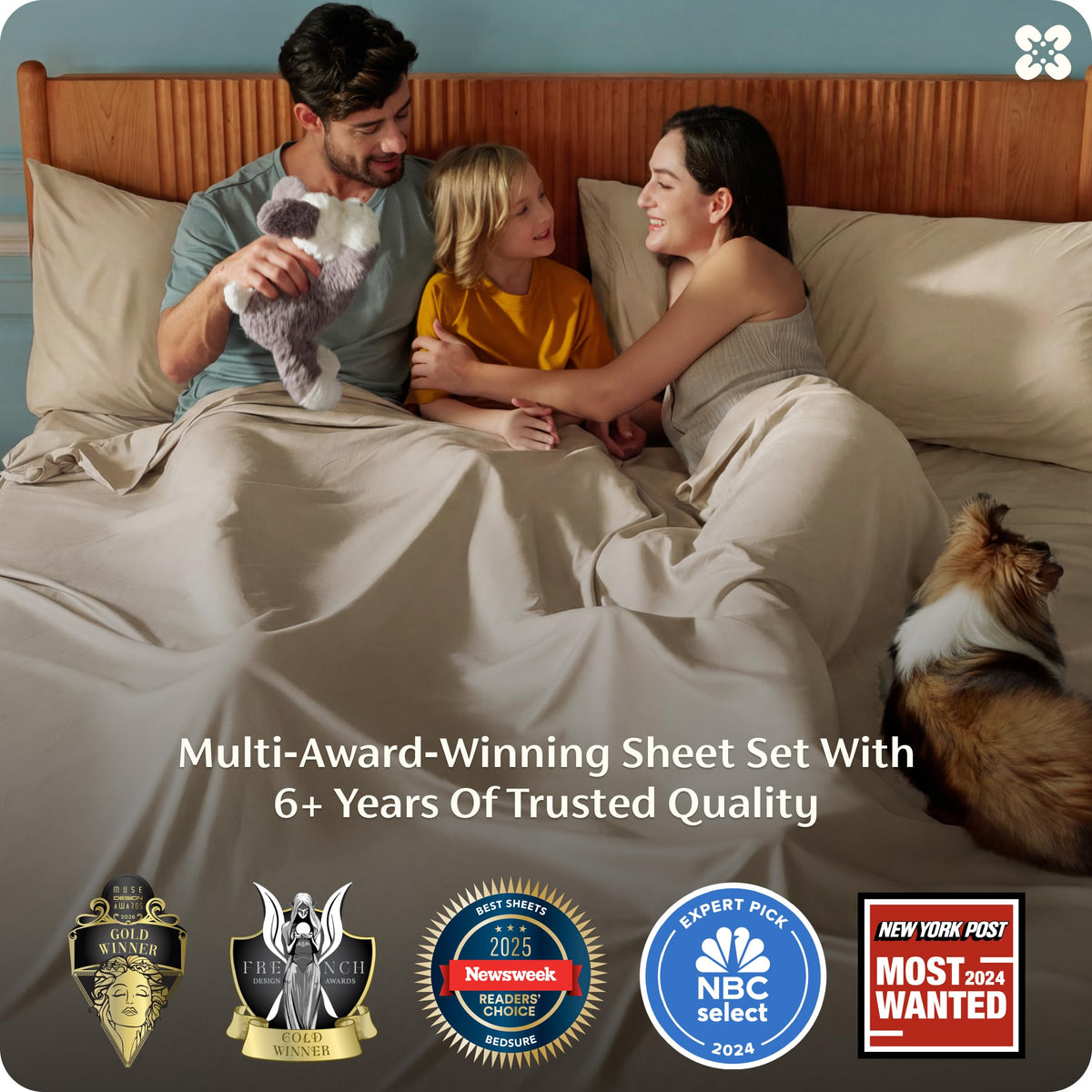 Bedsure queen sheet set pillowcases illustrate envelope closure to prevent slipping