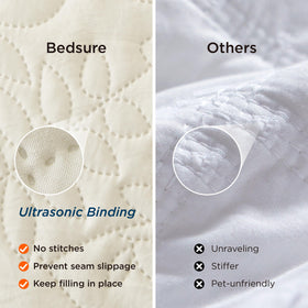 Bedsure all season quilt with 130gsm fill balances warmth and breathability