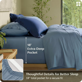 Bedsure reinforced corner grips ensure snug bed sheet stay-put