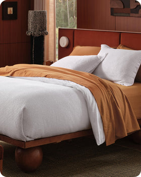 Bedsure reusable cotton tote included with duvet cover for storage or gifting