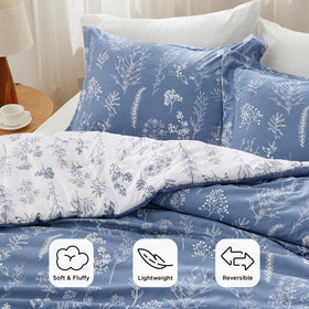 Bedsure reversible floral design lets you switch styles easily