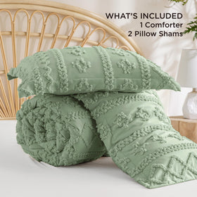 Bedsure sage green boho bedroom styling inspiration
