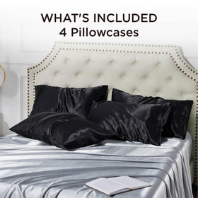 Bedsure 4-pack gift-ready pillowcases for women and men.