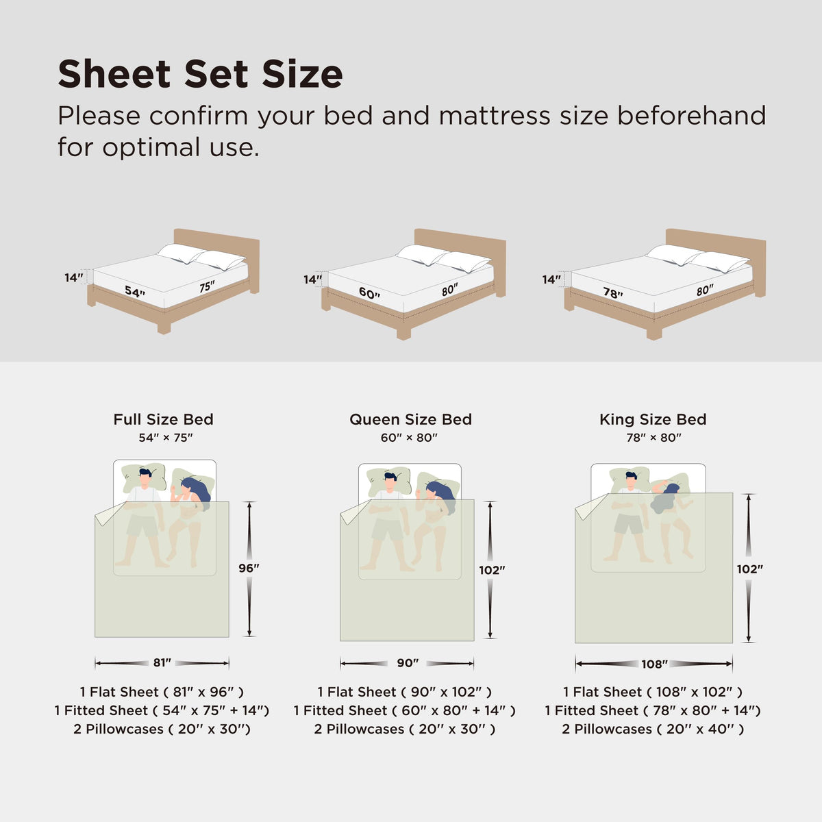 Bedsure satin bedding set arrives in simple, gift-ready packaging.