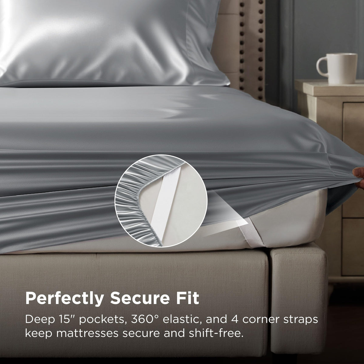 Bedsure satin sheets queen pillowcase 20x30 pair highlights gentle touch for hair and skin