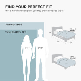 Bedsure Silky Soft Cooling Blanket packaging, gift-ready for summer
